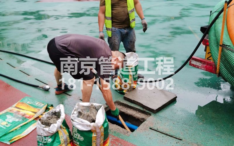 金牛湖管道清淤