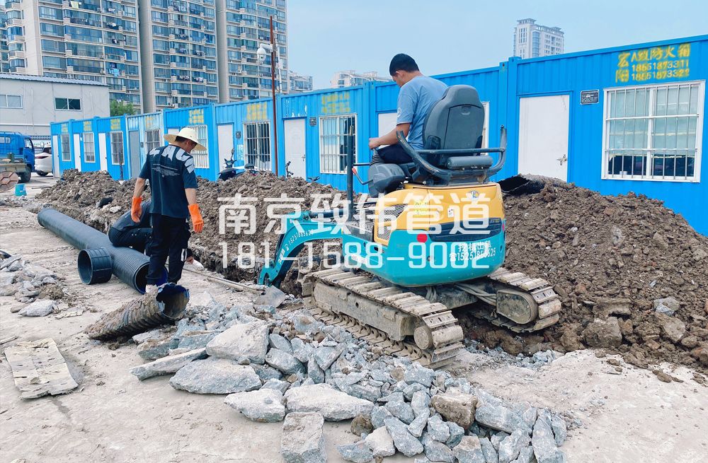 328金牛湖开挖置换管道