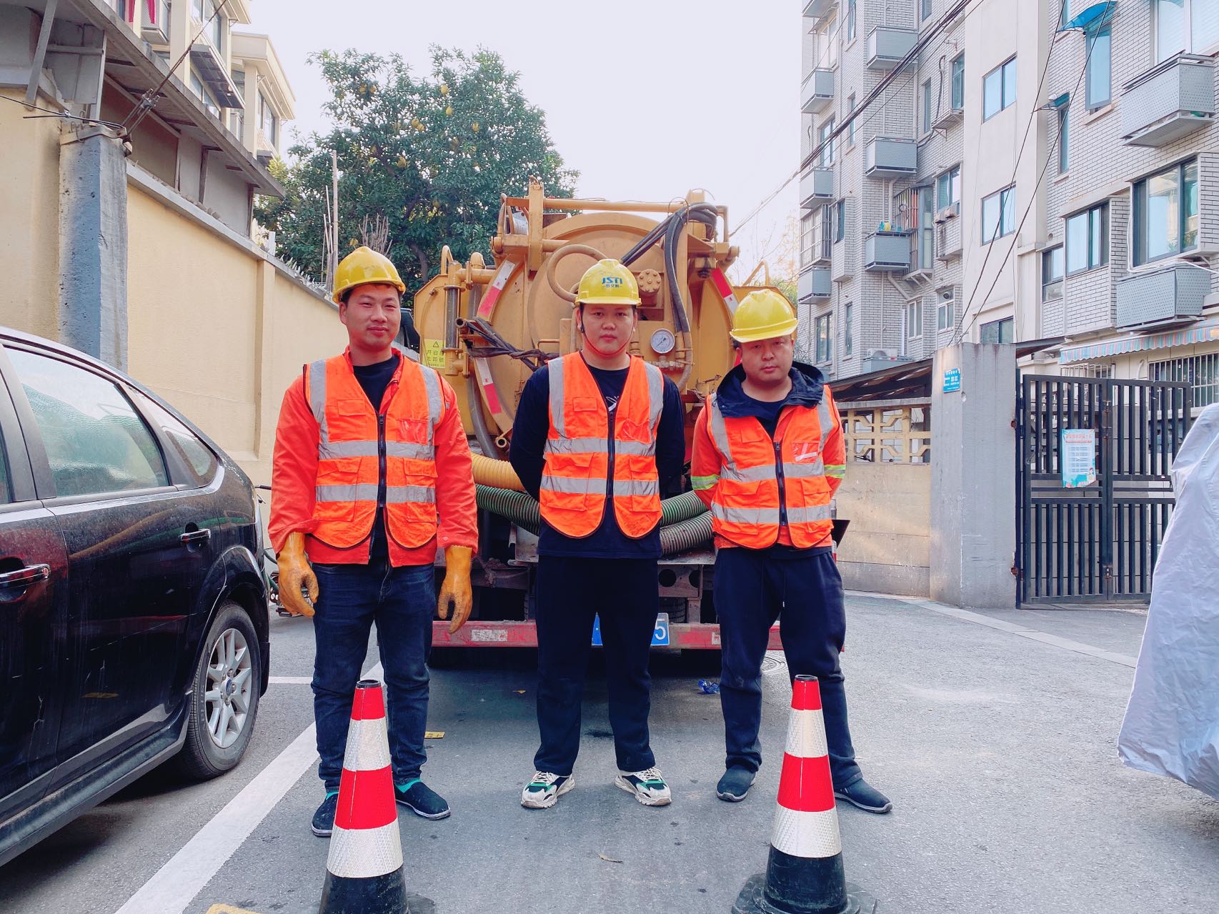 金牛湖南京某小区管道清淤检测施工